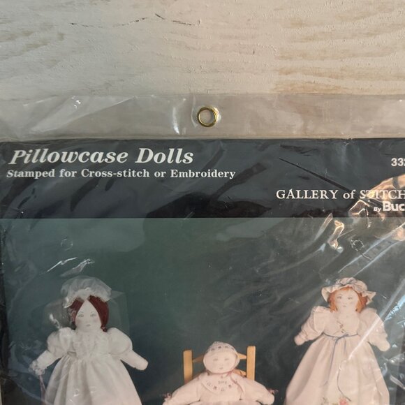 Bucilla Pillowcase Dolls  33212 Gallery 1992 Stitches Bride Christina Jennifer - Picture 2 of 5